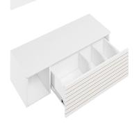 Penteadeira Suspensa Joy Com Espelho E 1 Gaveta Para Quarto - 2