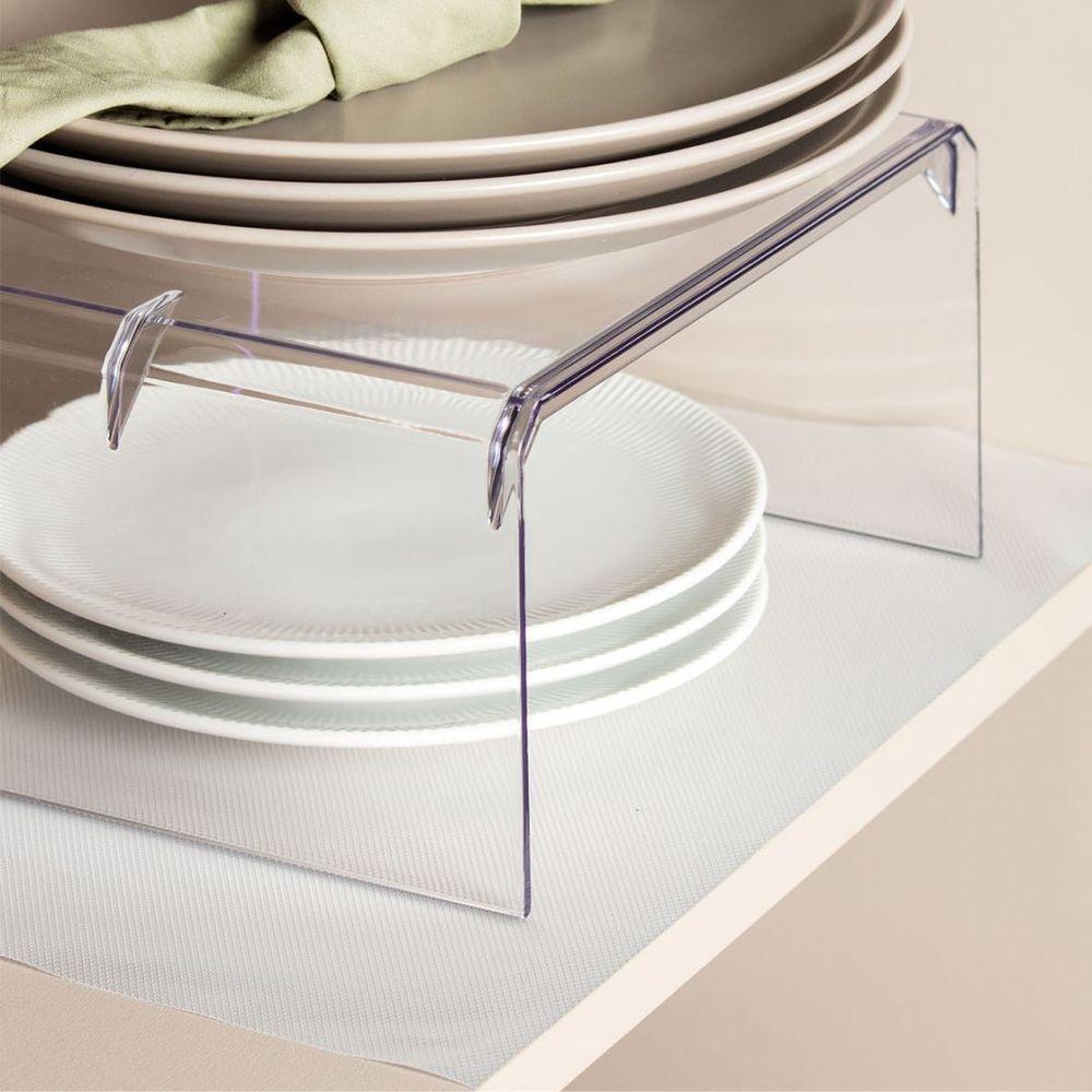 Forro Para Gavetas E Armários Antiderrapante Eva Diamond Paramount 150 X 30 Cm - Transparente - 3