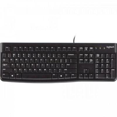 Teclado Logitech K120 Com Fio Usb Preto [f002]
