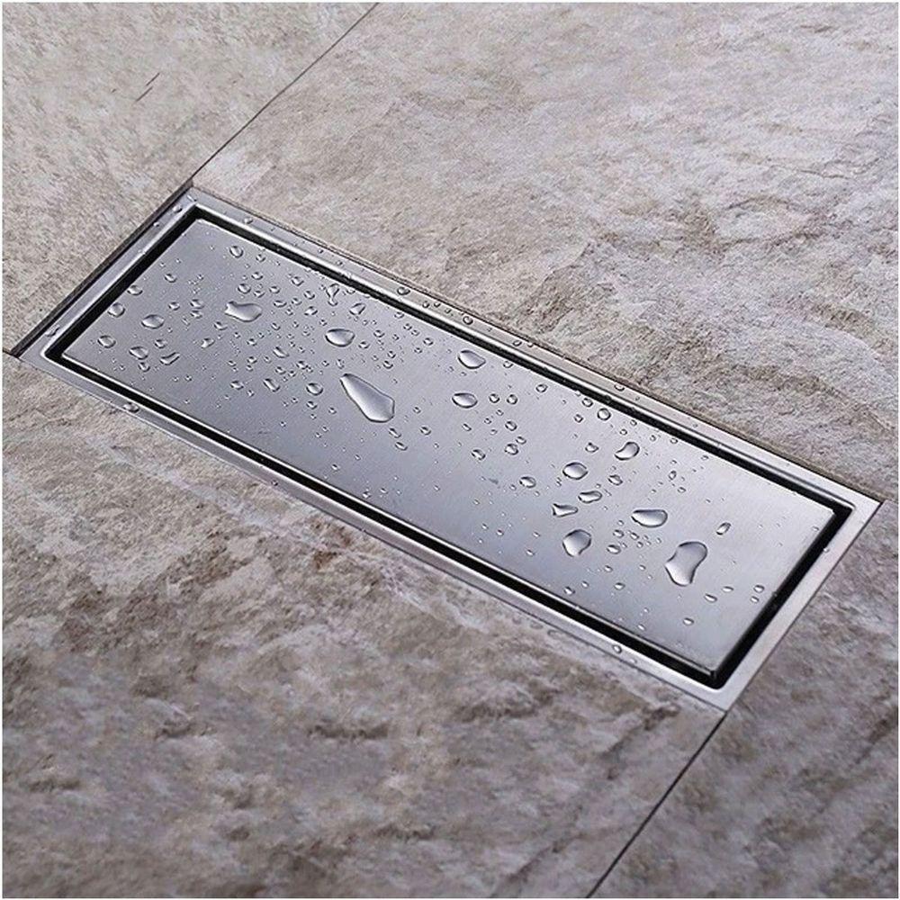 Ralo Linear Oculto 20cm Inox Invisivel Anti Odor Anti Inseto Banheiro Lavabo Seguro Resistente - 8