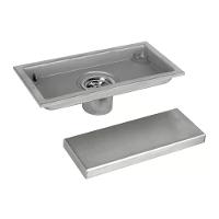 Ralo Linear Oculto 20cm Inox Invisivel Anti Odor Anti Inseto Banheiro Lavabo Seguro Resistente - 10