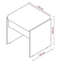 Penteadeira Com Espelho E Leds Eloá Branca Com Banqueta Patrimar - 5