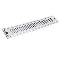 Ralo Linear 40cm Aço Inox Banheiro Area Externa Anti Odor Anti Inseto Lavabo Piscina Quintal - 1