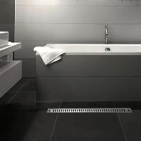 Ralo Linear 40cm Aço Inox Banheiro Area Externa Anti Odor Anti Inseto Lavabo Piscina Quintal - 3