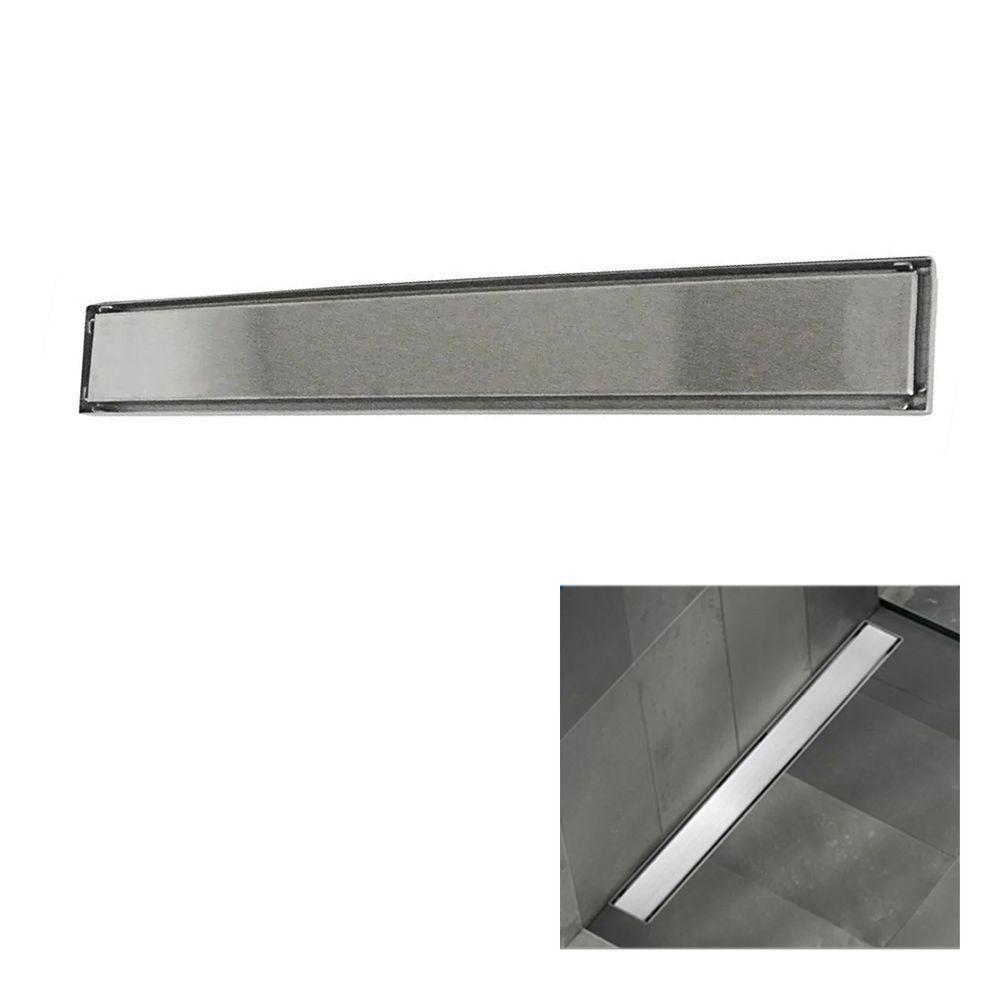 Ralo Oculto Linear Invisivel 60cm Inox Anti Odor Anti Inseto Banheiro Lavabo Resistente Seguro - 1