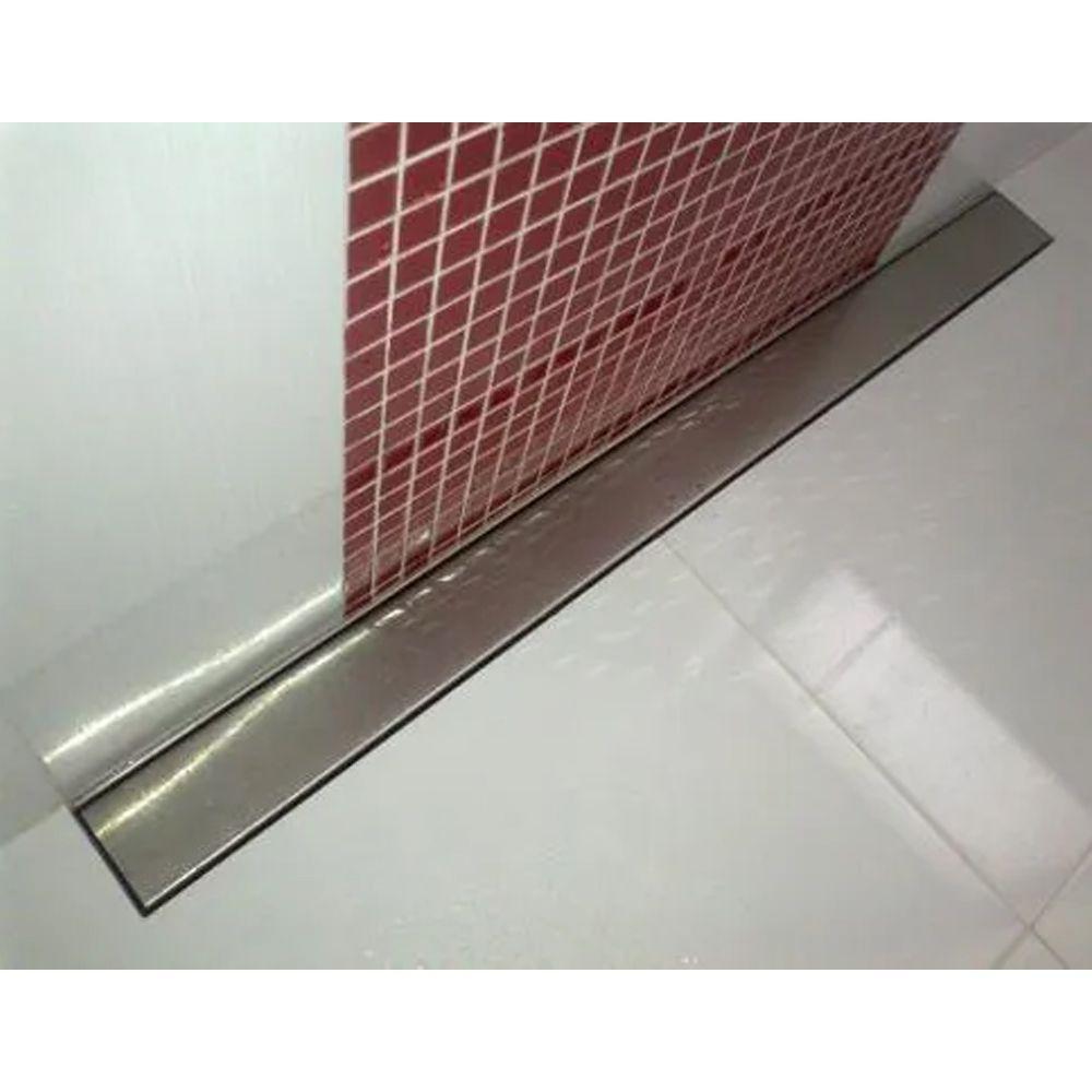 Ralo Invisivel Linear 60cm Aço Inox Anti Odor Anti Inseto Banheiro Lavabo Resistente - 3
