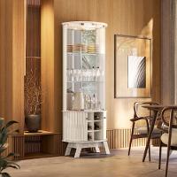 Cristaleira Com Adega E 4 Portas Forli Calacata Off White - 2