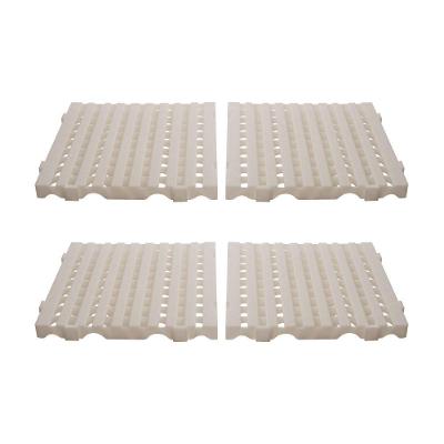 Kit - Estrado Plástico (4 Un = 1m²) 4,5x50x50 Natural - Della Plast