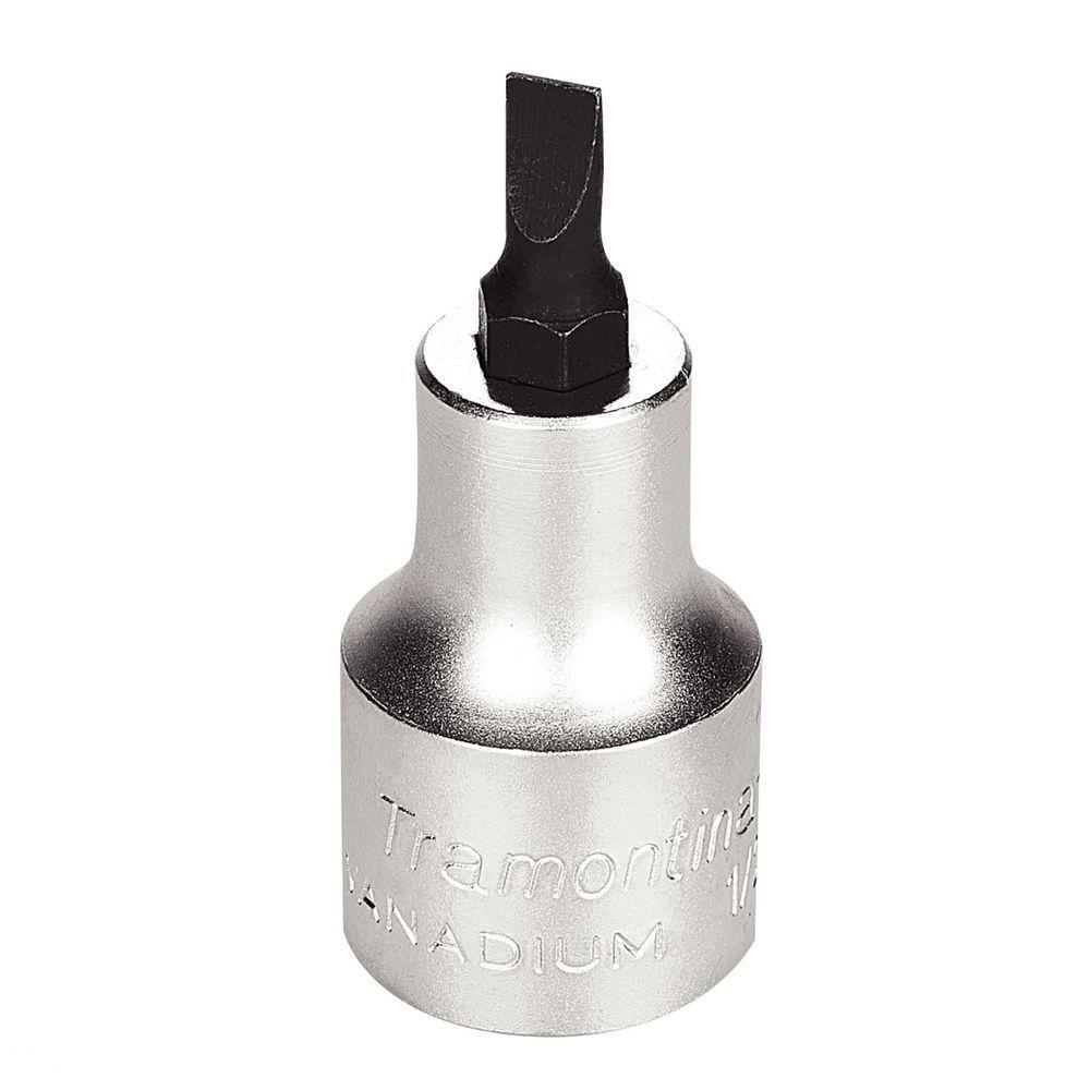 Soquete Cromo Vanádio Ponta Chata Tamanho 6,5 Encaixe 1-2 Tramontina Pro Tramontina - 1