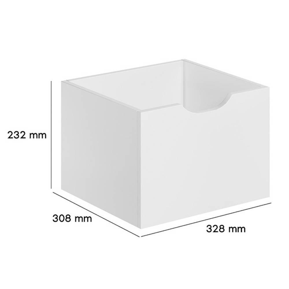 Kit 6 Gavetas Para Nicho Organizador Q01 Branco - Mpozenato - 2