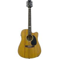 Violão Giannini Gf1d Ceq Eletroacústico Aço Zebra Wood - 1