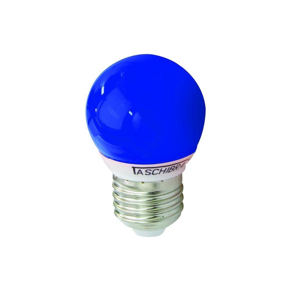 Lâmpada Led Bolinha 1w - Taschibra Azul - 1