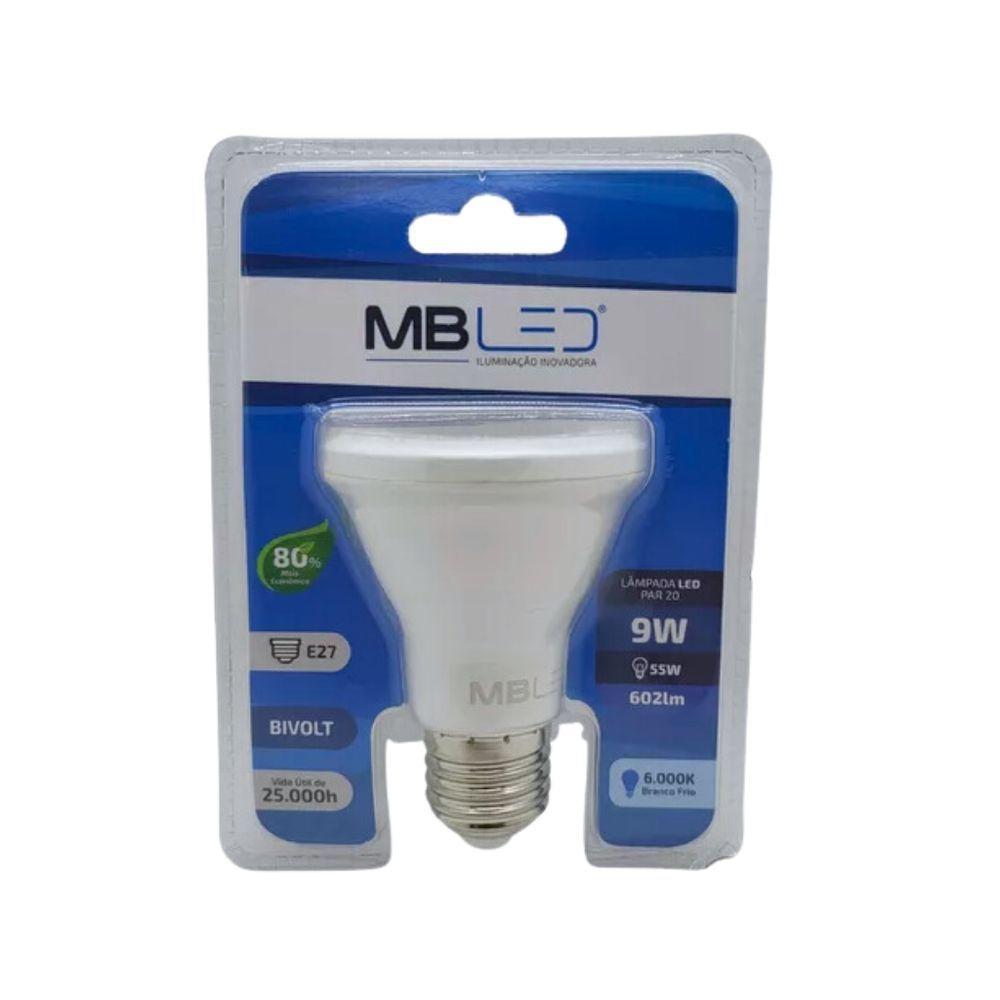 Lâmpada Led Par20 38º 9w - Nordecor 6000k (branca) - 3