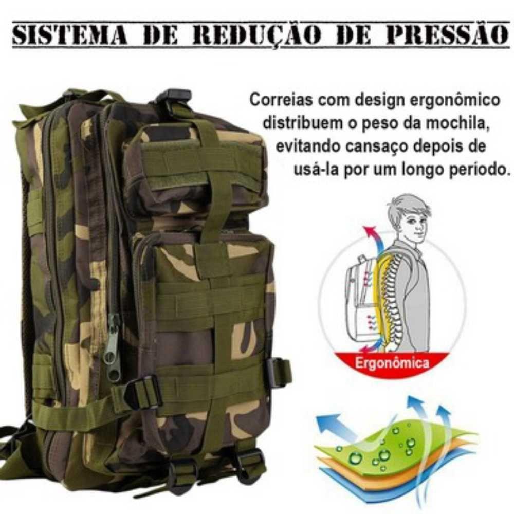 Mochila Tática Multiuso 30 Litros Camping Lorben 929-E - 6