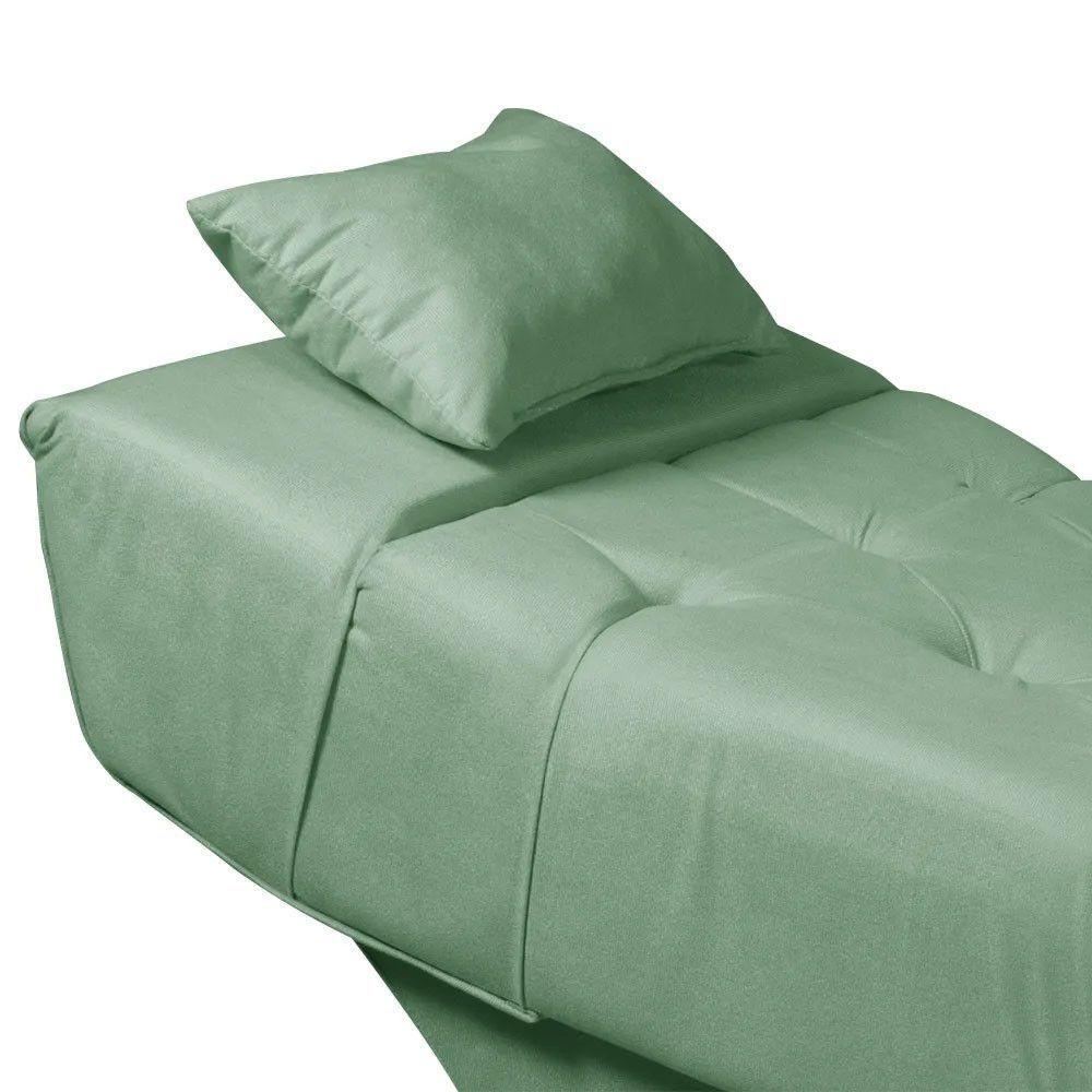 Maca Estofada Para Clínica De Estética Facial Com Capitonê Verde Samabaia - 3
