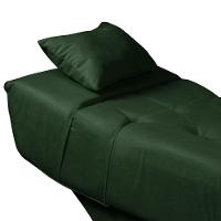 Maca Estofada Para Clínica De Estética Facial Com Capitonê Verde - 5