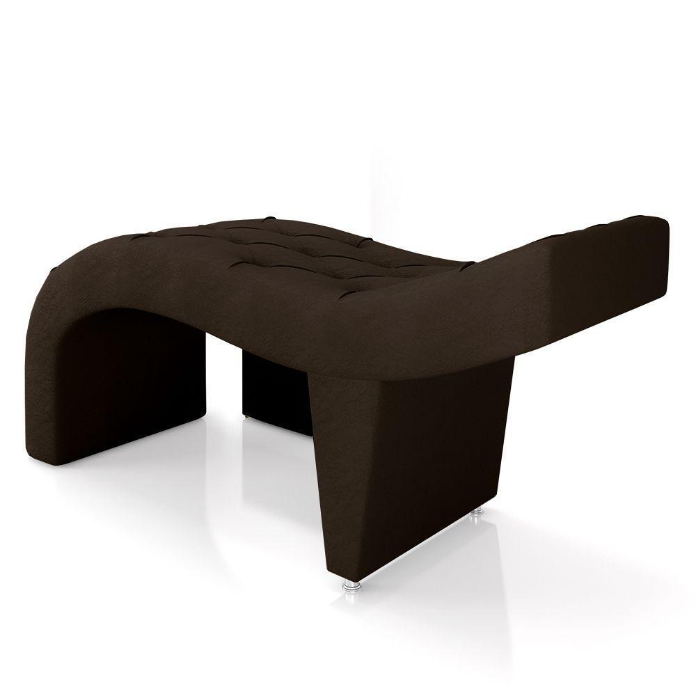 Maca De Estética Para Massagem Cílios Fixa Lash Estofada Com Escada Pu Marrom G83 - 2