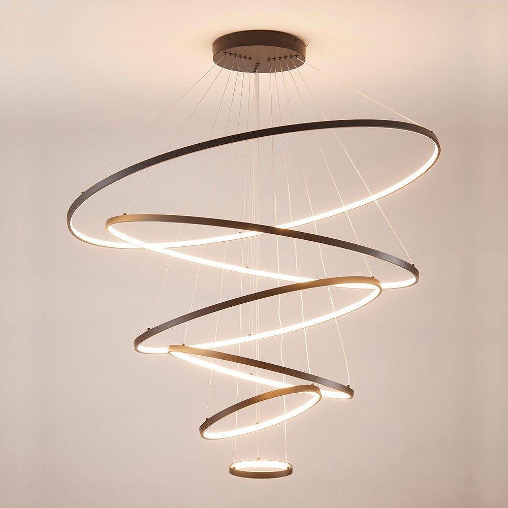 Lustre Pendente Skylight Júpter 4039 Led Bivolt Preto - 3