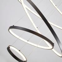 Lustre Pendente Skylight Júpter 4039 Led Bivolt Preto - 5