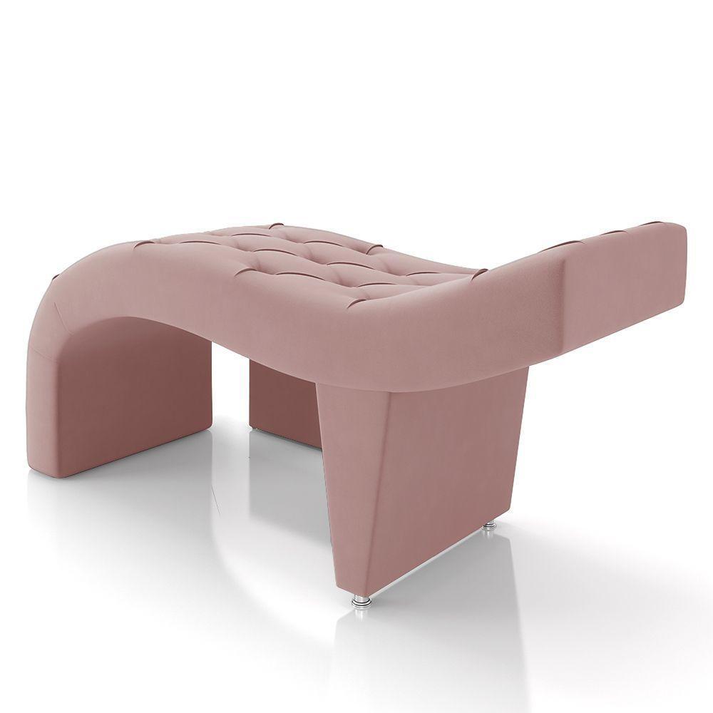 Maca De Estética Para Massagem Cílios Fixa Lash Estofada Com Escada Veludo Rose G83 - 4