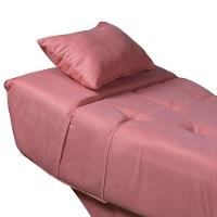 Maca Estofada Para Clínica De Estética Facial Com Capitonê Coral - 3