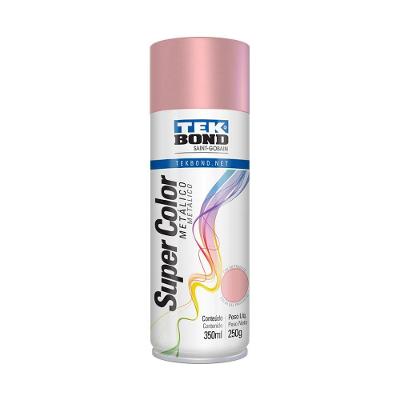 Tinta Aerossol Metálico 350ml - Tekbond Cobre Rose