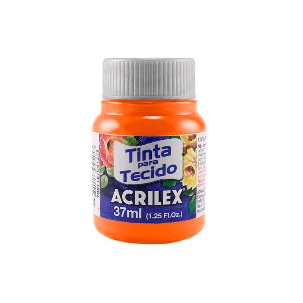 Tinta Para Tecido Fosca 37ml Acrilex Laranja - 1