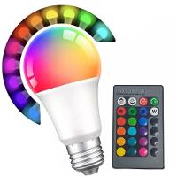 Lampada Led Rgb 16 Cores Controle Remoto Luzes Decoraçao Iluminaçao Quarto Sala Saloes Festa - 2