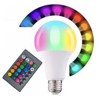 Lampada Led Rgb 16 Cores Controle Remoto Luzes Decoraçao Iluminaçao Quarto Sala Saloes Festa - 3