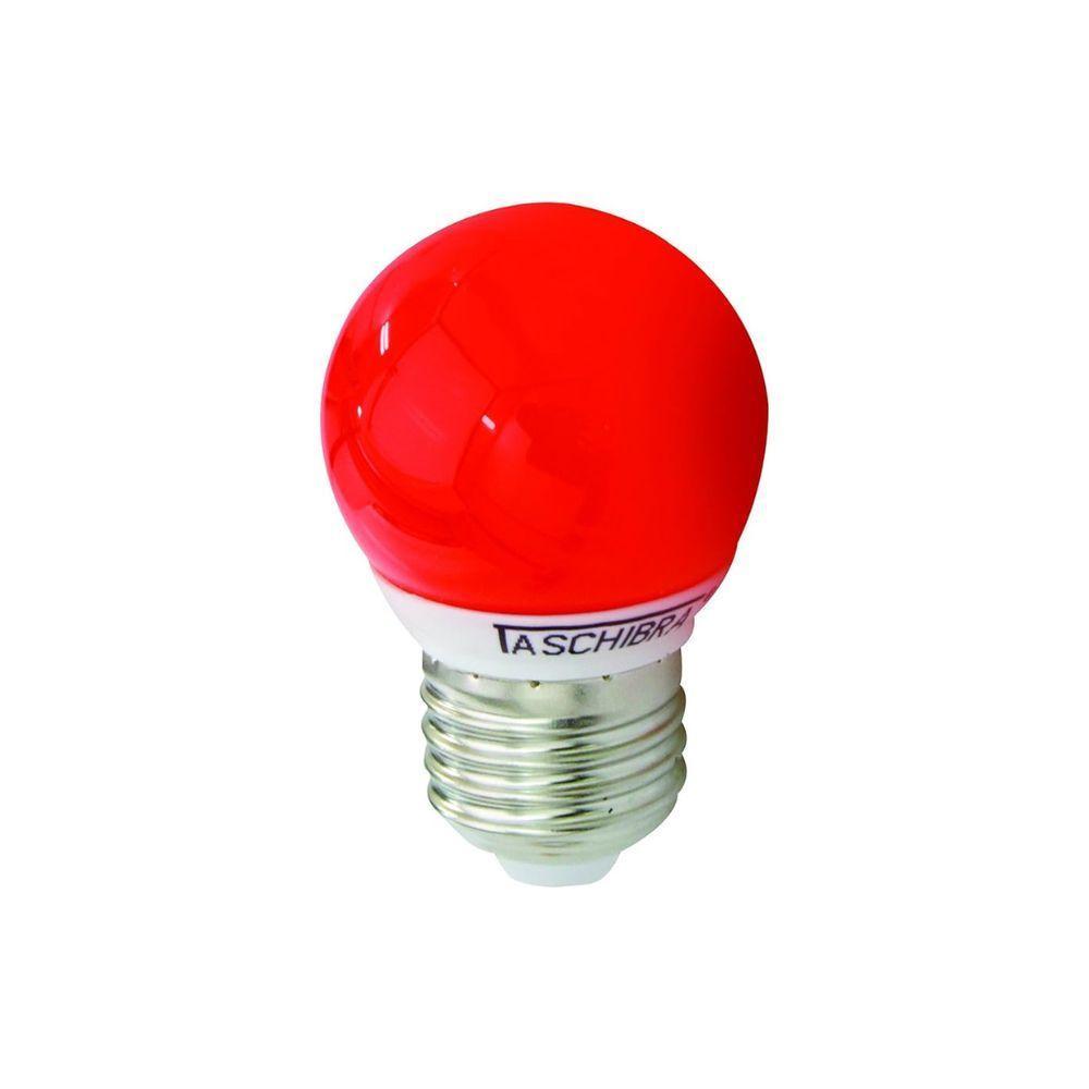 Lâmpada Led Bolinha 1w - Taschibra Vermelho - 1