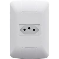 Kit 8 Conj 4x2 Tomada 2p+t Tramontina Aria 20a 250v Branco - 1