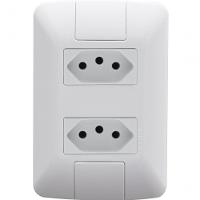 Kit 3 Conj 4x2 Com 2 Tomadas 2p+t Tramontina 20a 250v - 1