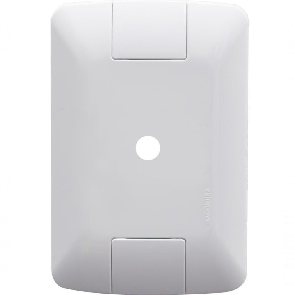 Kit 6 Placa Com 1 Furo 9,5 Mm 4x2 Tramontina Aria Branca - 1