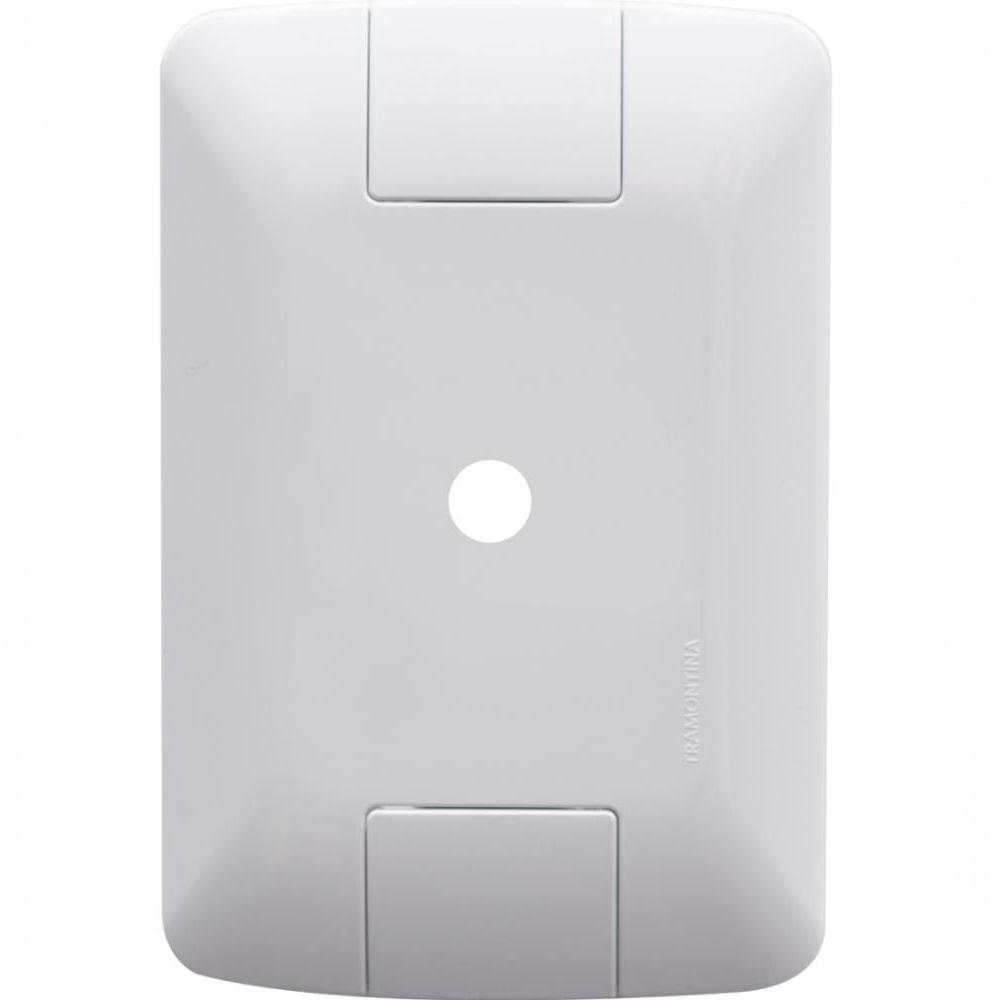 Kit 3 Placa Com 1 Furo 9,5 Mm 4x2 Tramontina Aria Branca - 1