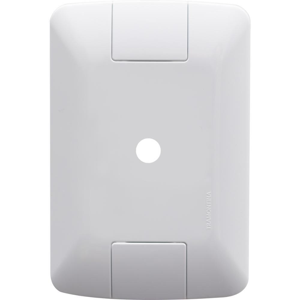 Kit 3 Placa Com 1 Furo 9,5 Mm 4x2 Tramontina Aria Branca - 3