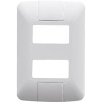 Kit 2 Placa 2 Postos Afastados 4x2 Tramontina Aria Branca - 1