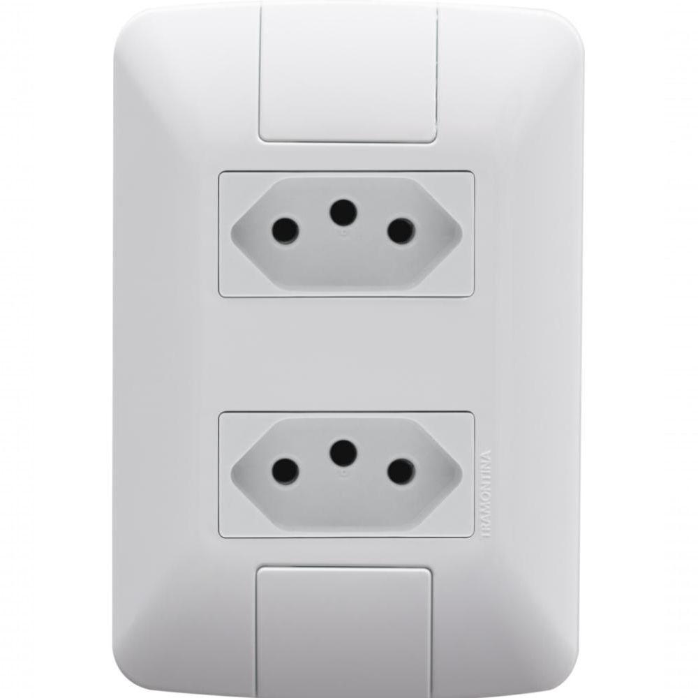 Kit 9 Conj 4x2 Com 2 Tomadas 2p+t Tramontina 20a 250v - 1