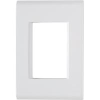 Kit 12 Placa 3 Postos Juntos 4x2 Tramontina Liz Branca - 1