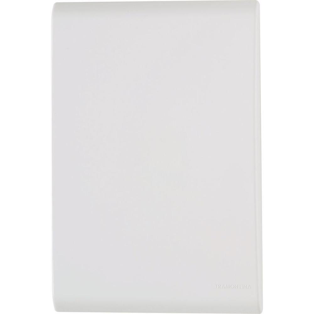 Kit 4 Placa Cega 4x2 Tramontina Liz Branca - 1