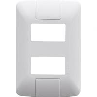 Kit 12 Placa 2 Postos Afastados 4x2 Tramontina Aria Branca - 1