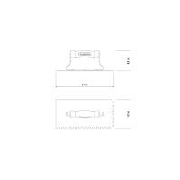 Desempenadeira Metálica Base Lisa Tramontina Com Dentes Com Cabo Madeira Tramontina - 2