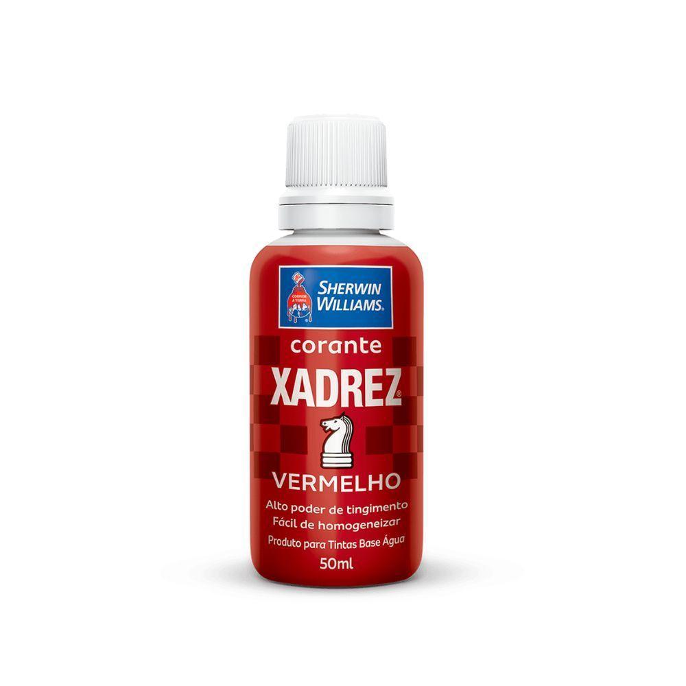 Corante Liquido Xadrez 50ml - Sherwin Williams Vermelho - 1