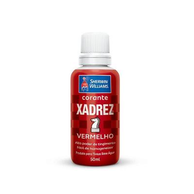 Corante Liquido Xadrez 50ml - Sherwin Williams Vermelho
