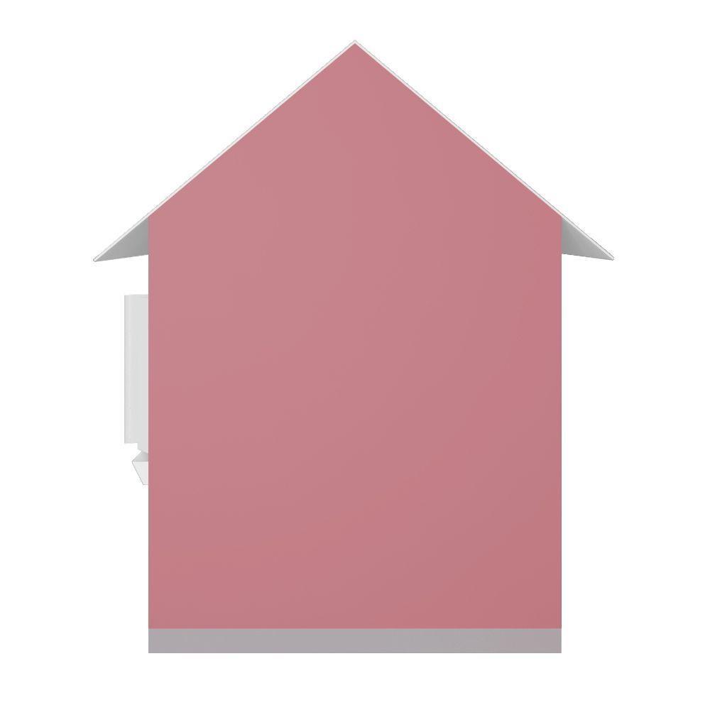 Casinha De Brinquedo Com Floreiros Mdf Rosa-branco - Criança Feliz - 3