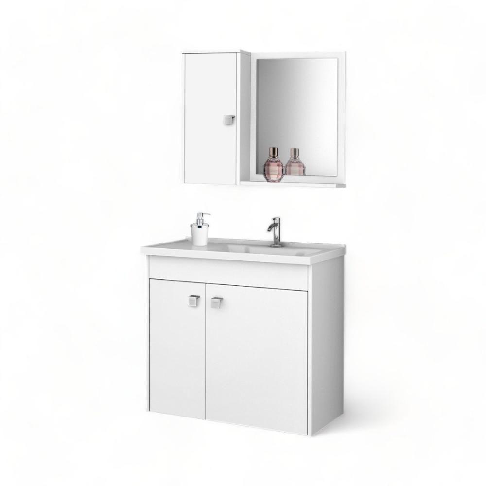 Conjunto Para Banheiro Munique Branco Bechara - 3