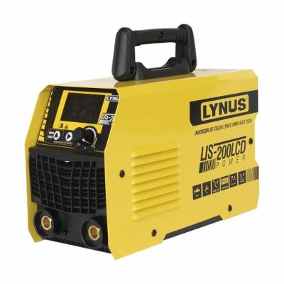 Máquina Inversora De Solda 200a Mma Tig Power Porta Eletrodo E Garra Negativa 127/220v Lis-200 Lynus
