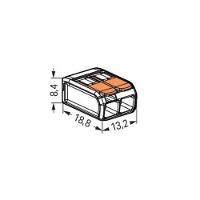 Conector Emenda 2 Polos 221-412 - Wago - 2