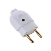 Kit 8 Plugue Macho 2p 20 A 250 V Tramontina Branco - 1