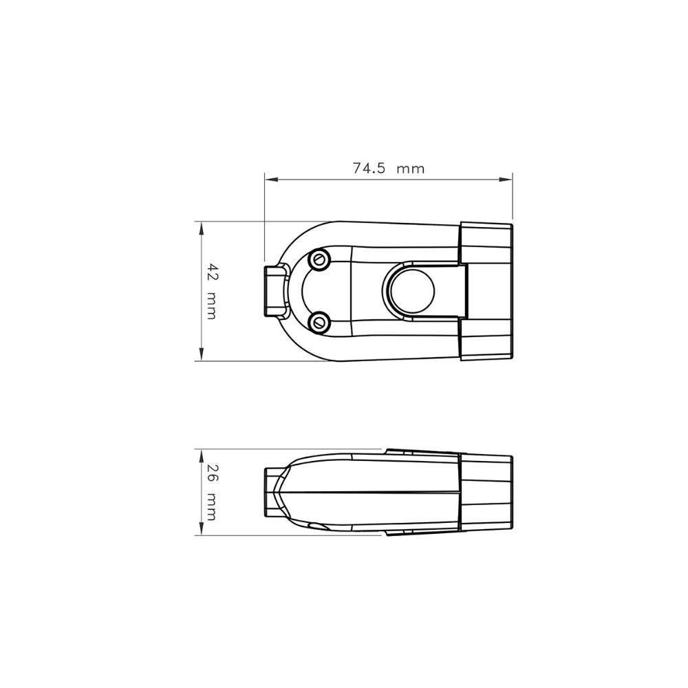 Kit 4 Plugue Femea 2p+t 20 A 250 V Tramontina Branco - 2