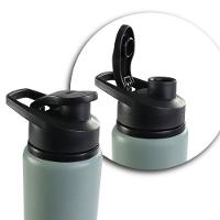 Garrafa Squeeze De Alumínio 600ml Com Alça - Verde - 3